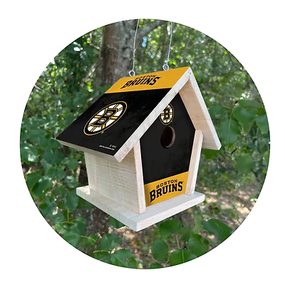 Boston Bruins Team Pride Bird House