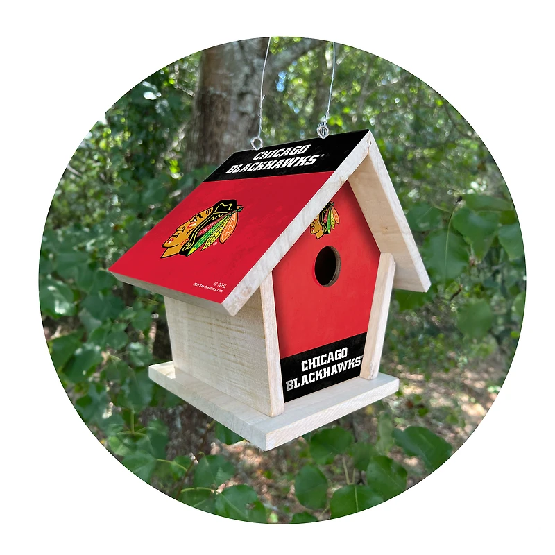 Chicago Blackhawks Team Pride Bird House