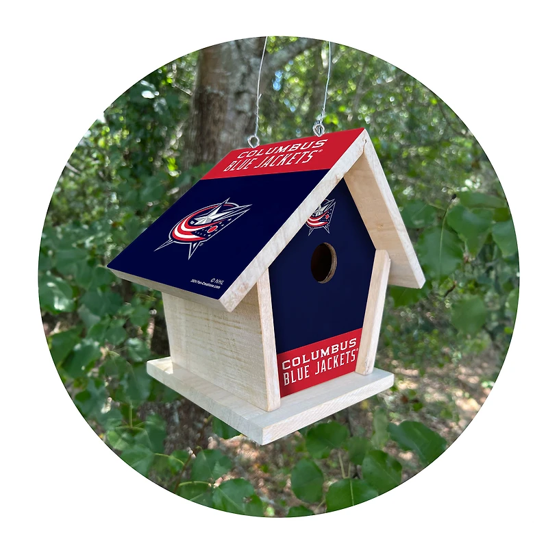Columbus Blue Jackets Team Pride Bird House