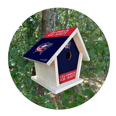 Columbus Blue Jackets Team Pride Bird House
