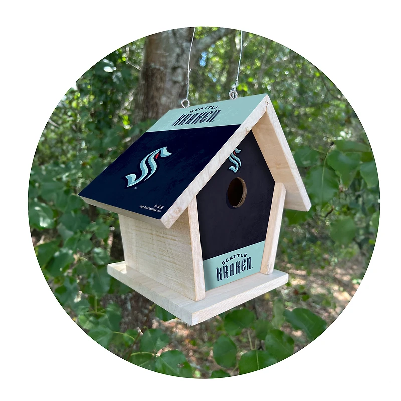 Seattle Kraken Team Pride Bird House