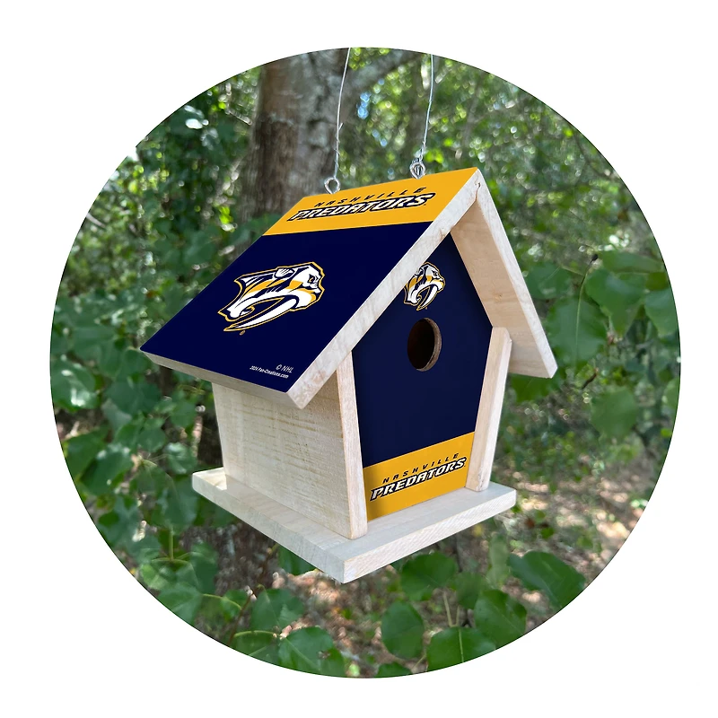 Nashville Predators Team Pride Bird House