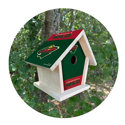 Minnesota Wild Team Pride Bird House