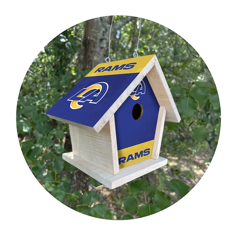 Los Angeles Rams Team Pride Bird House