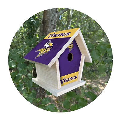 Minnesota Vikings Team Pride Bird House