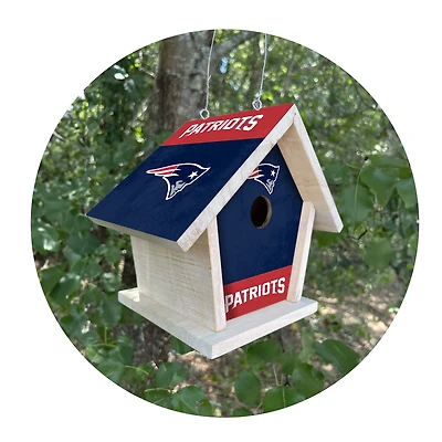 New England Patriots Team Pride Bird House