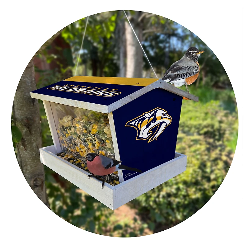 Nashville Predators Team Pride Bird Feeder