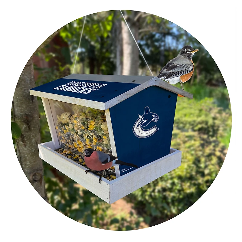 Vancouver Canucks Team Pride Bird Feeder