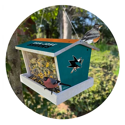 San Jose Sharks Team Pride Bird Feeder