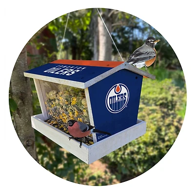 Edmonton Oilers Team Pride Bird Feeder