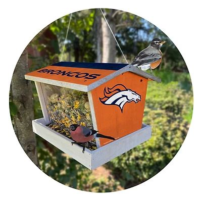 Denver Broncos Team Pride Bird Feeder