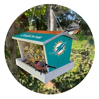 Miami Dolphins Team Pride Bird Feeder
