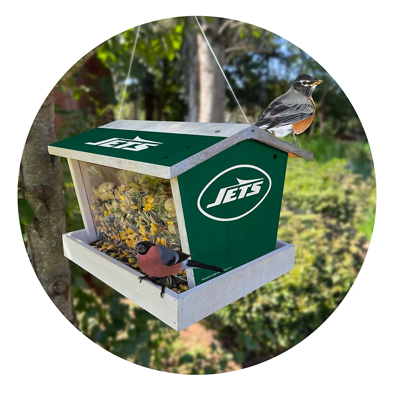 New York Jets Team Pride Bird Feeder