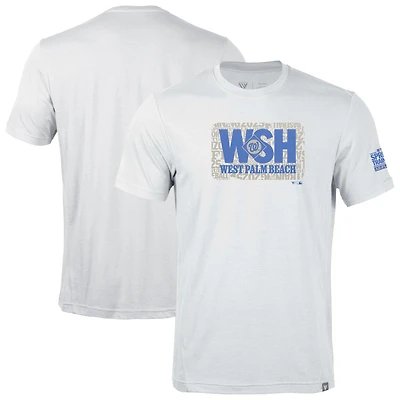 Men's Levelwear White Washington Nationals Thrive Spring Training T-Shirt