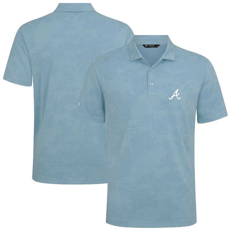 Men's Levelwear Light Blue Atlanta Braves Onyx Insignia 2.0 Polo