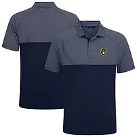 Men's Levelwear Navy Milwaukee Brewers Classic Stripes Insignia 2.0 Polo