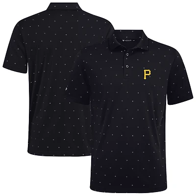 Men's Levelwear Black Pittsburgh Pirates Vision Insignia 2.0 Polo