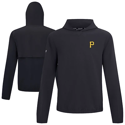 Men's Levelwear Black Pittsburgh Pirates Action Insignia 2.0 Pullover Hoodie