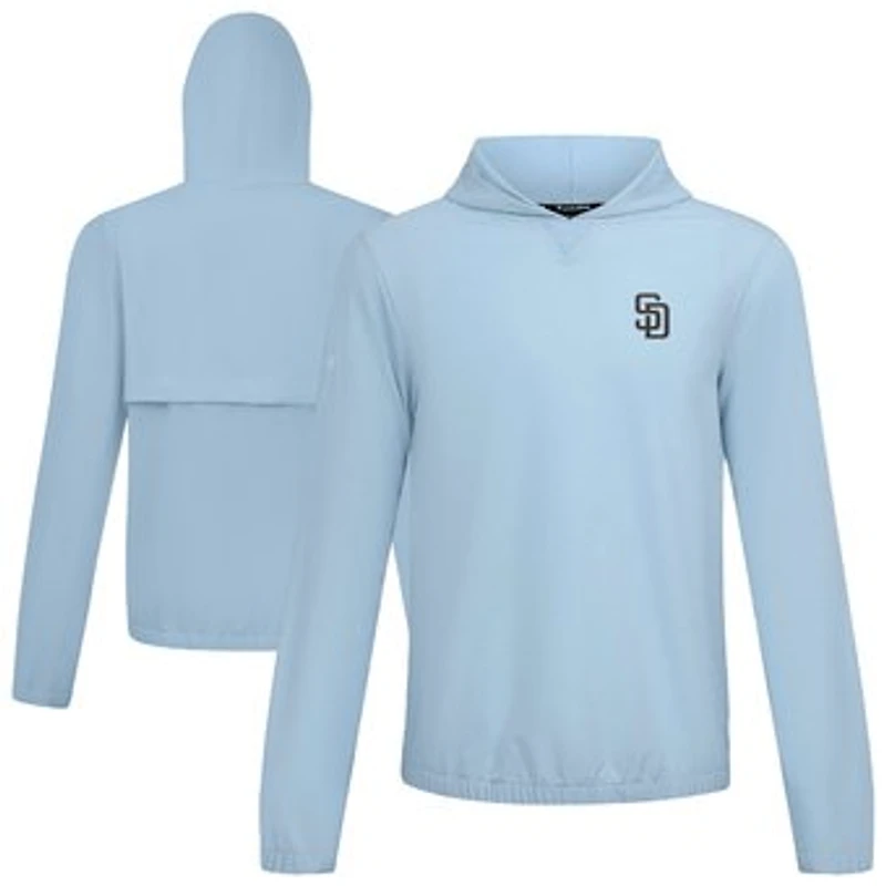 Men's Levelwear Light Blue San Diego Padres Action Insignia 2.0 Pullover Hoodie