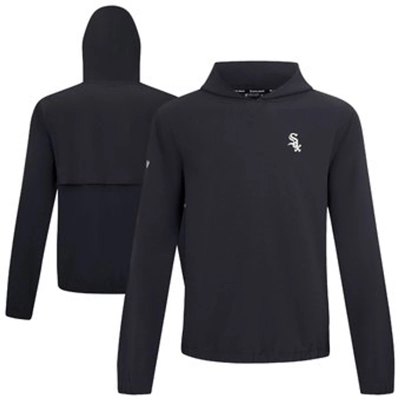 Men's Levelwear Black Chicago White Sox Action Insignia 2.0 Pullover Hoodie