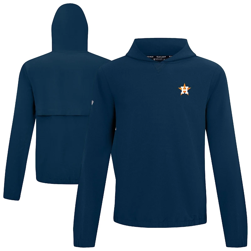 Men's Levelwear Navy Houston Astros Action Insignia 2.0 Pullover Hoodie