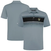 Men's Levelwear Gray Milwaukee Brewers Onward Insignia 2.0 Polo