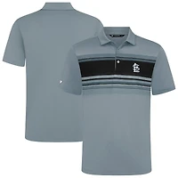 Men's Levelwear Gray St. Louis Cardinals Onward Insignia 2.0 Polo
