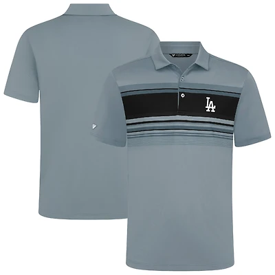 Men's Levelwear Gray Los Angeles Dodgers Onward Insignia 2.0 Polo