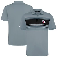 Men's Levelwear Gray Cleveland Guardians Onward Insignia 2.0 Polo