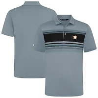 Men's Levelwear Gray Houston Astros Onward Insignia 2.0 Polo