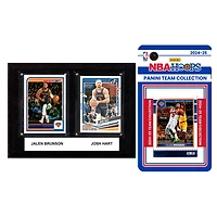 New York Knicks 6" x 8" Player Plaque & 2024 Team Trading Card Set