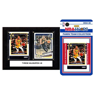 Indiana Pacers 6" x 8" Player Plaque & 2024 Team Trading Card Set