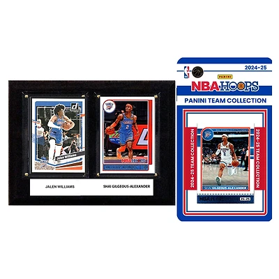 Oklahoma City Thunder 6" x 8" Player Plaque & 2024 Team Trading Card Set