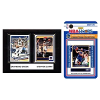 Golden State Warriors 6" x 8" Player Plaque & 2024 Team Trading Card Set
