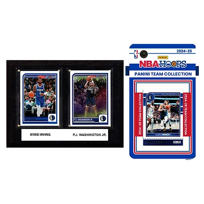 Dallas Mavericks 6" x 8" Player Plaque & 2024-25 Team Trading Card Set