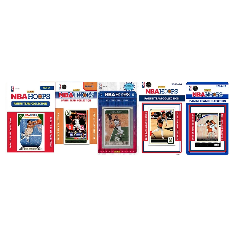 Milwaukee Bucks Trading Card Team Sets
