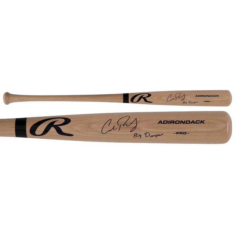 Cal Raleigh Seattle Mariners Autographed Blonde Rawlings Pro Bat with "Big Dumper" Inscription