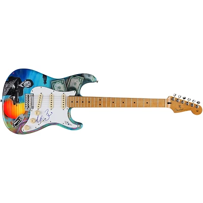 Al Pacino Scarface Autographed Fender Stratocaster Guitar - Art by Diana Aitken - Limited Edition #1/1