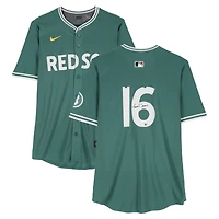 Jarren Duran Boston Red Sox Autographed Green Nike City Connect Limited Jersey