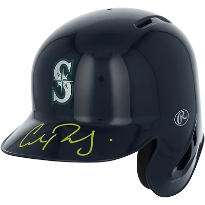 Cal Raleigh Seattle Mariners Autographed Mini Batting Helmet