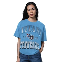 Women's Starter Light Blue Tennessee Titans Oversized Hall of Fame T-Shirt