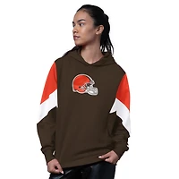 Women's Starter Brown Cleveland Browns Scrimmage Hoodie