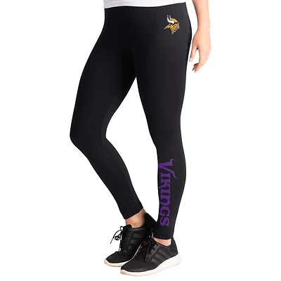 Women's G-III 4Her by Carl Banks Black Minnesota Vikings Pregame Leggings