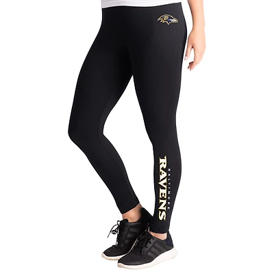 Women's G-III 4Her by Carl Banks Black Baltimore Ravens Pregame Leggings