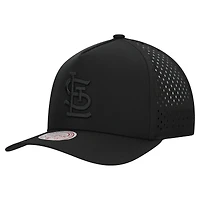 Men's Mitchell & Ness  Black St. Louis Cardinals Perfect Icon Pro Pinch Adjustable Hat