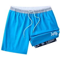 Men's Chubbies Blue Detroit Lions 5.5" Classic Lined Swim Trunks