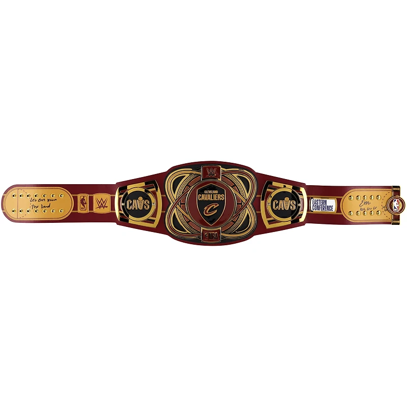 Evan Mobley Cleveland Cavaliers Autographed WWE Legacy Title Belt with Multiple Inscriptions - Limited Edition #10/10