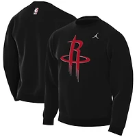 Men's Jordan Brand Black Houston Rockets Statement Edition Sweatshirt