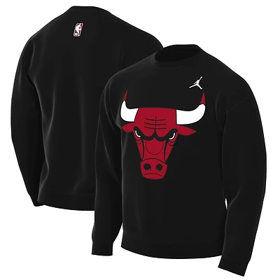Men's Jordan Brand Black Chicago Bulls Statement Edition Sweatshirt