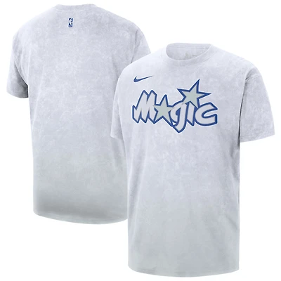 Men's Nike White Orlando Magic City Edition Remix Courtside Dip-Dye Max90 T-Shirt